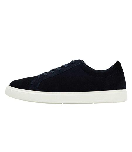Mens Tais Suede Trainers Navy Dune London