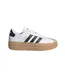 Baskets Court Bold Femme Blanc Noir Marron Pâle Adidas-4