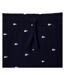 Mens Cotton Jersey Crocodile Print Pyjama Shorts Blue Lacoste-3
