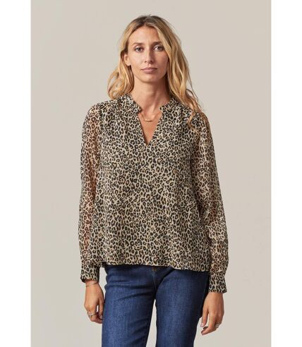 Blouse léopard pour femme MARTA