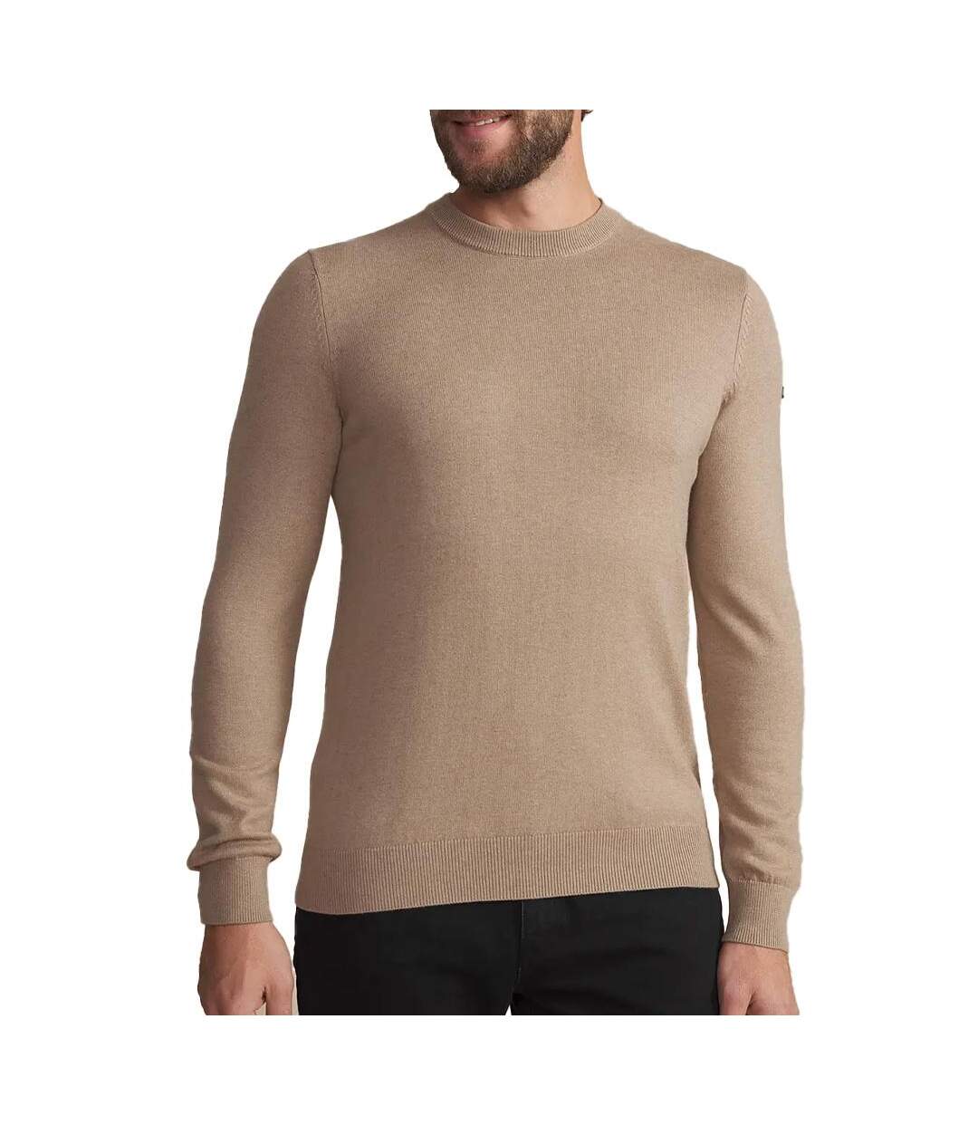 Pull beige homme tbs nocturne-1