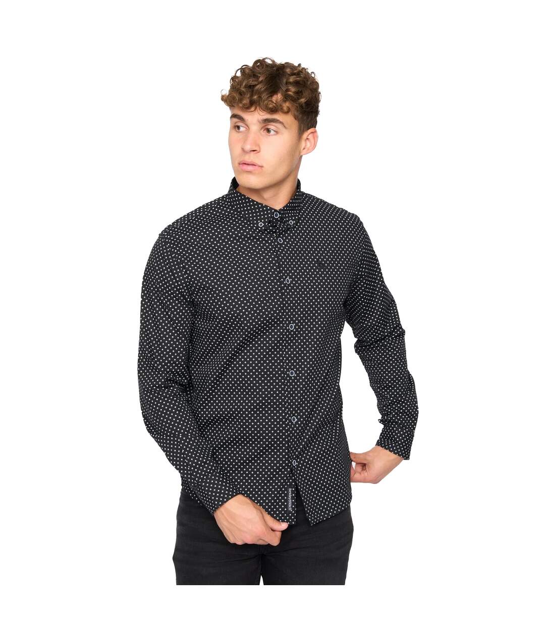 Chemise Broadley Homme Noir Bewley & Ritch-2