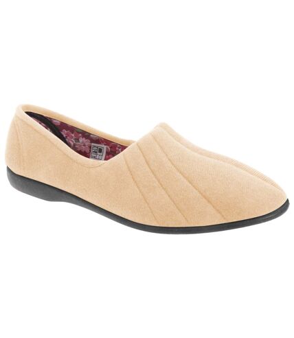 Chaussons audrey femme beige GBS