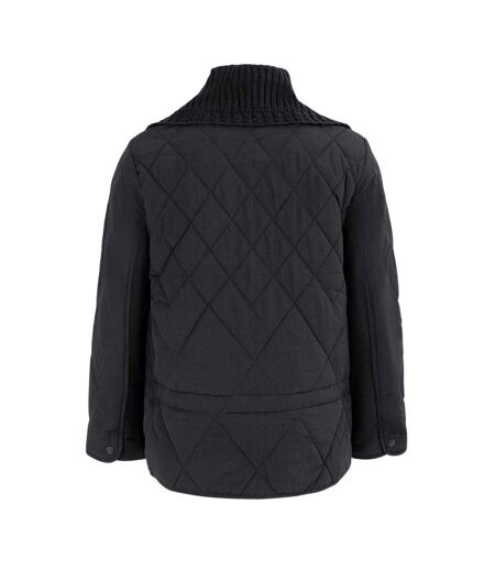 Doudoune Motif/style Matelassé Femme Noir Firetrap