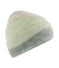 Womens/ladies Wave Soft Beanie Almond Pistachio Dusty Green Beechfield-2