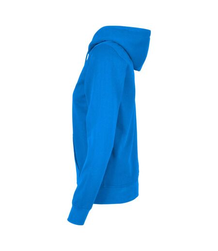 Veste à capuche basic femme bleu intense Build Your Brand