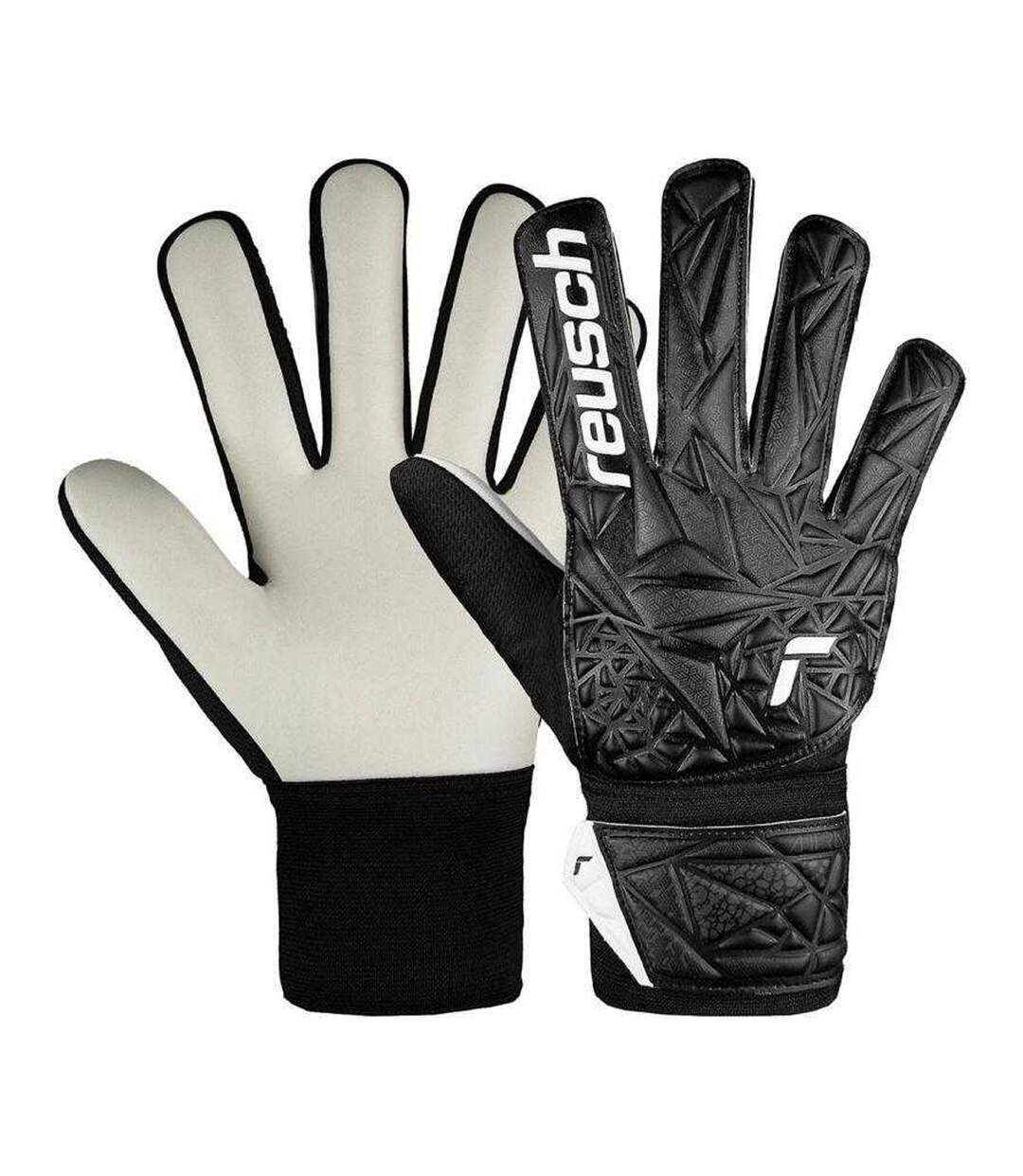 Gants De Gardien De But Attrakt Solid Adulte Noir Reusch-4