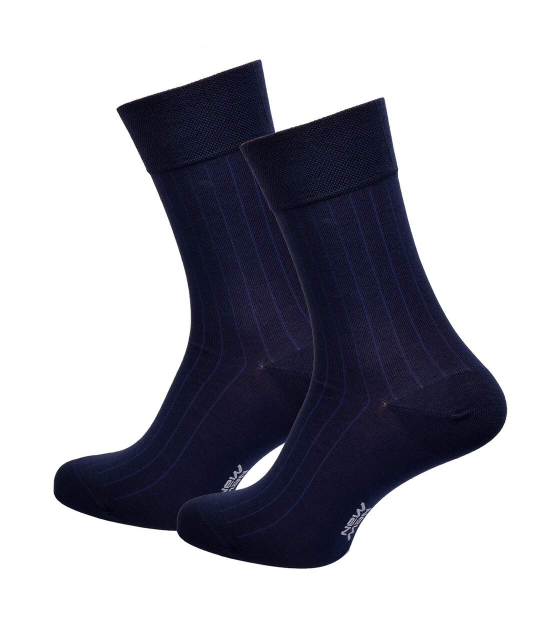 Chaussettes homme NEW MAN Confort et qualité -Assortiment modèles photos selon arrivages- Pack de 3 Paires NEW MAN Fil d'écosse Marine-3