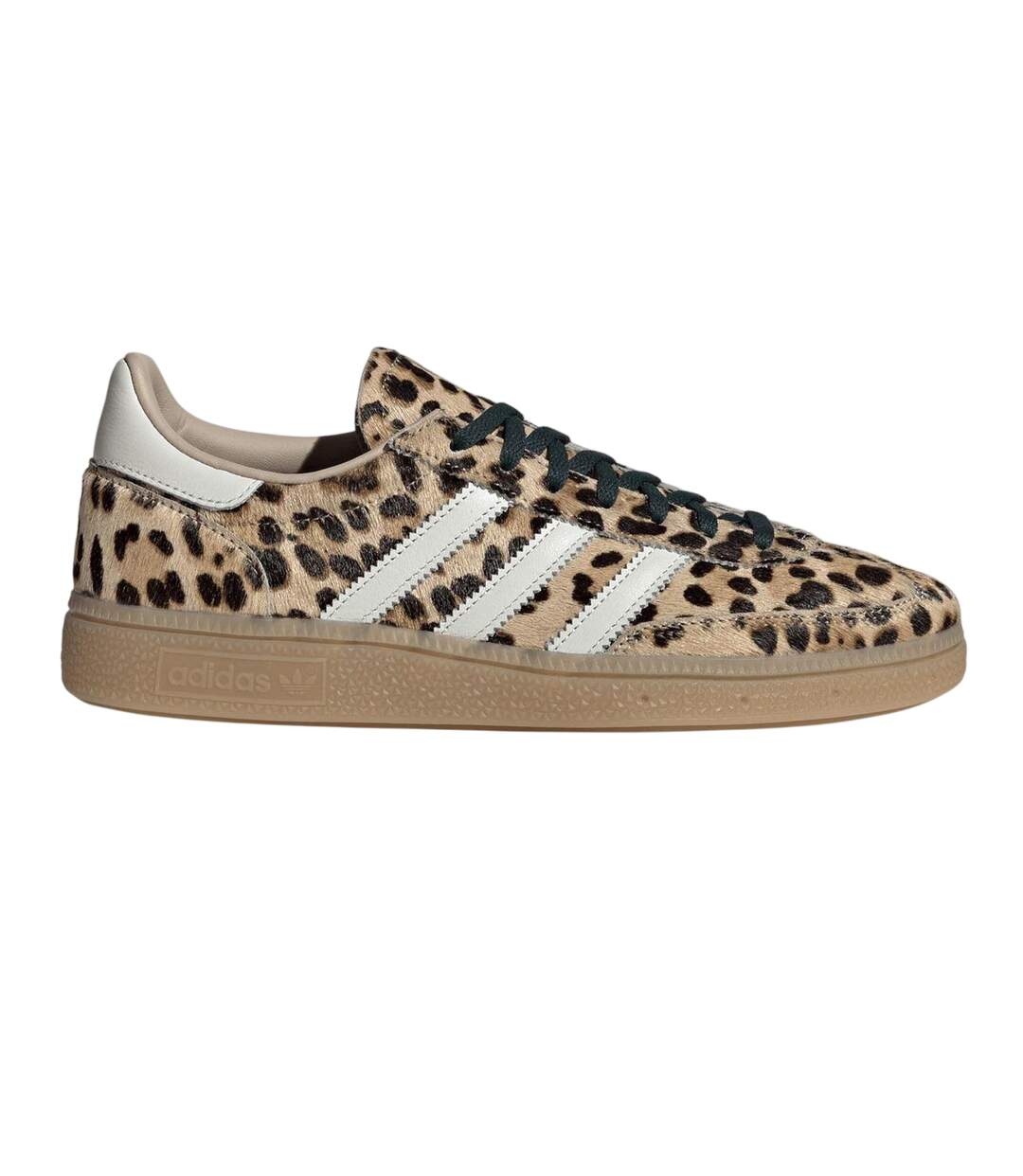 Chaussures Handball Motif/style Imprimé Léopard Spezial Femme Beige Noir Adidas-1