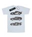 Disney - T-shirt CARS TEXT RACERS - Femme (Blanc) - UTBI16182-1
