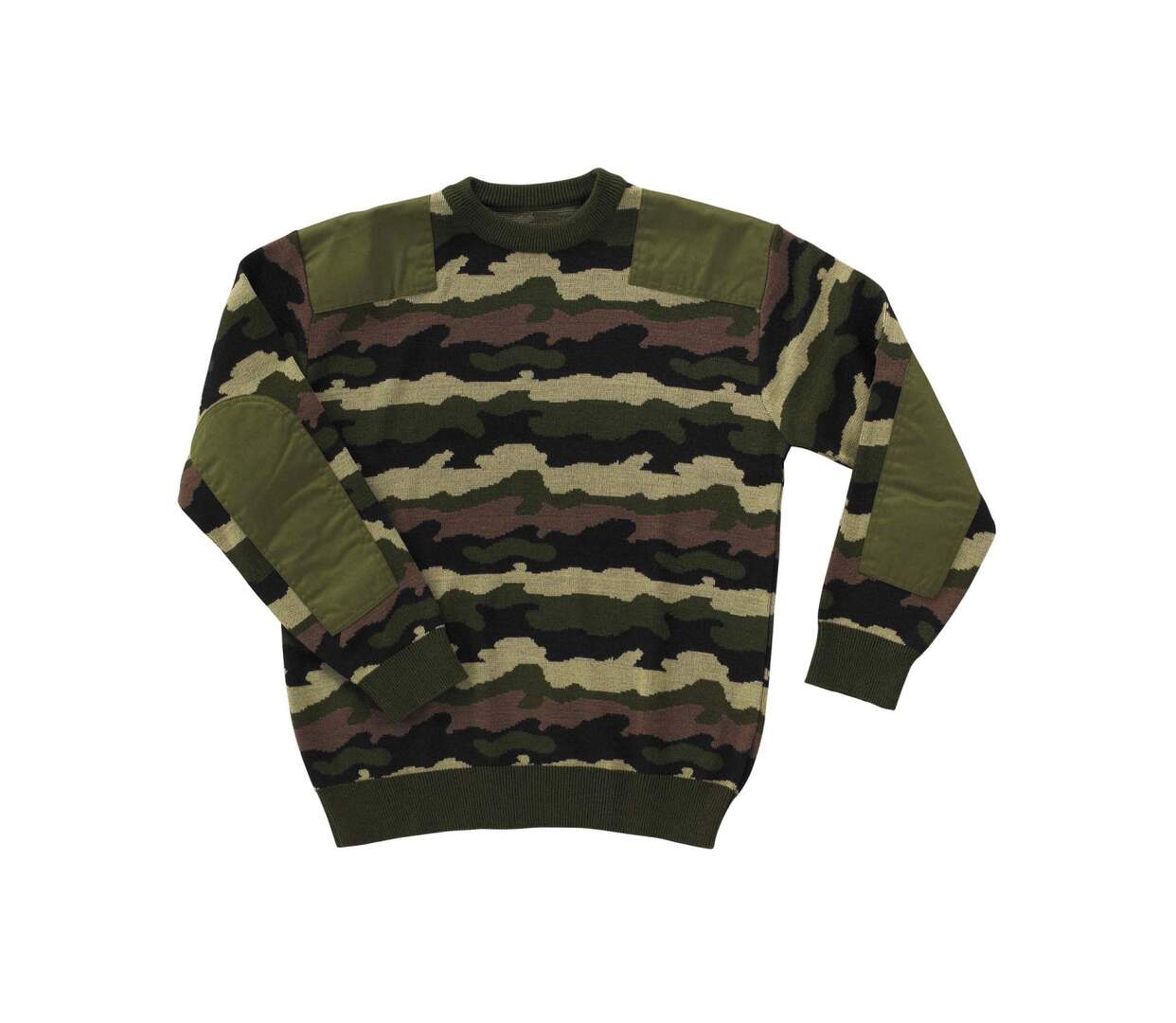 Pull Ras du Cou Homme Ledertys Camouflage (30% Laine)-5
