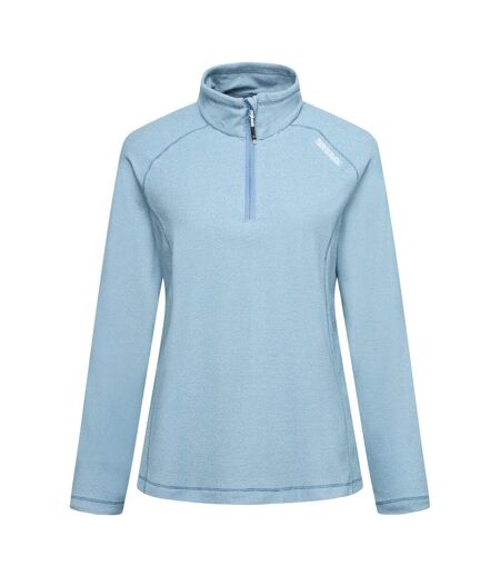 Haut Polaire À Col Montant Zippé Motif/style À Rayures Montes Femme Vieux Bleu Regatta