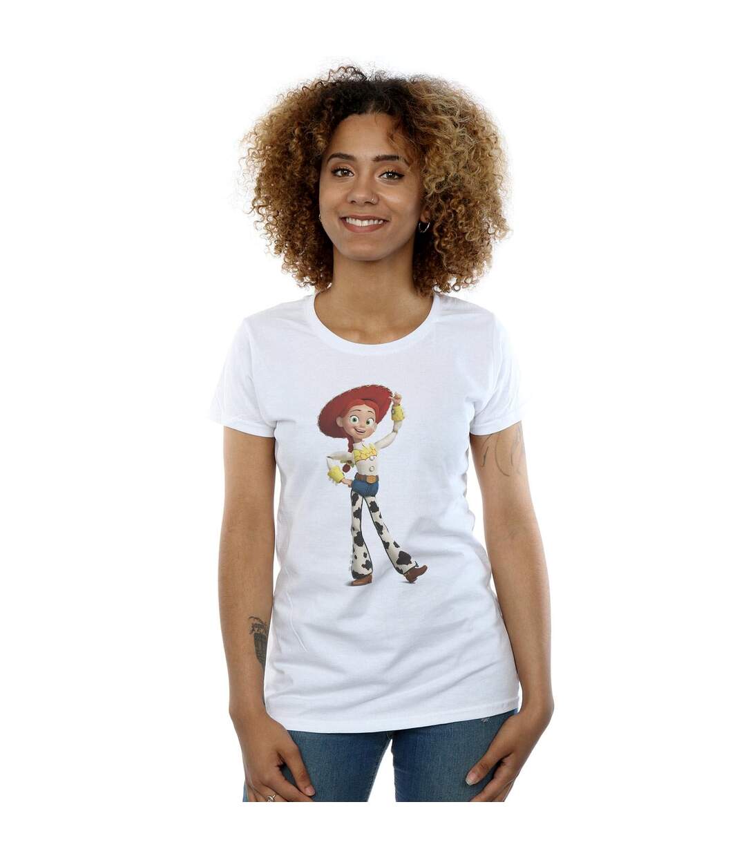 Disney T-shirt en coton Femmes/Ladies Toy Story Jessie Pose (Blanc) - UTBI44303-2
