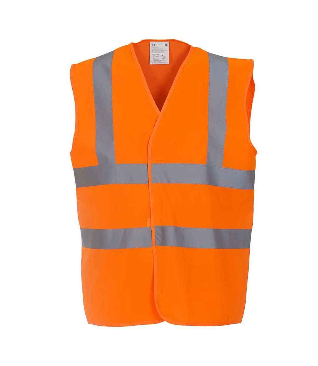 Gilet haute visibilité homme orange Yoko-1