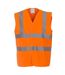 Gilet haute visibilité homme orange Yoko-1