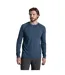 Mens National Trust Yewdale Long-sleeved T-shirt Blue Stone Craghoppers-1