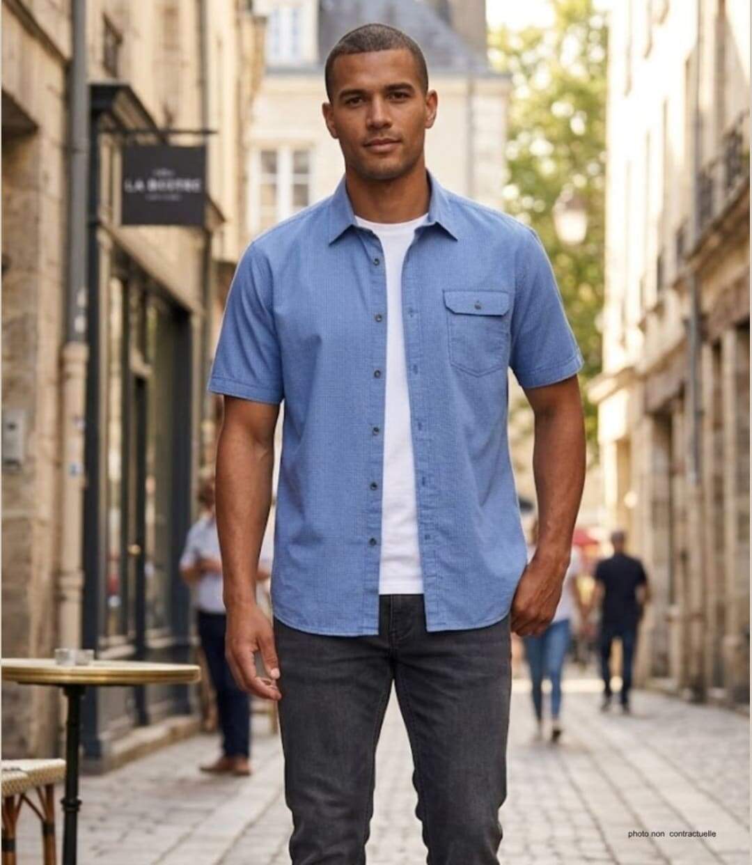 CHALLENGER TEODOR1 - Chemisettes manches courtes pour homme au confort absolu en coton-5