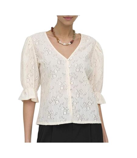 Blouse écru femme jdy jakobe 2/4