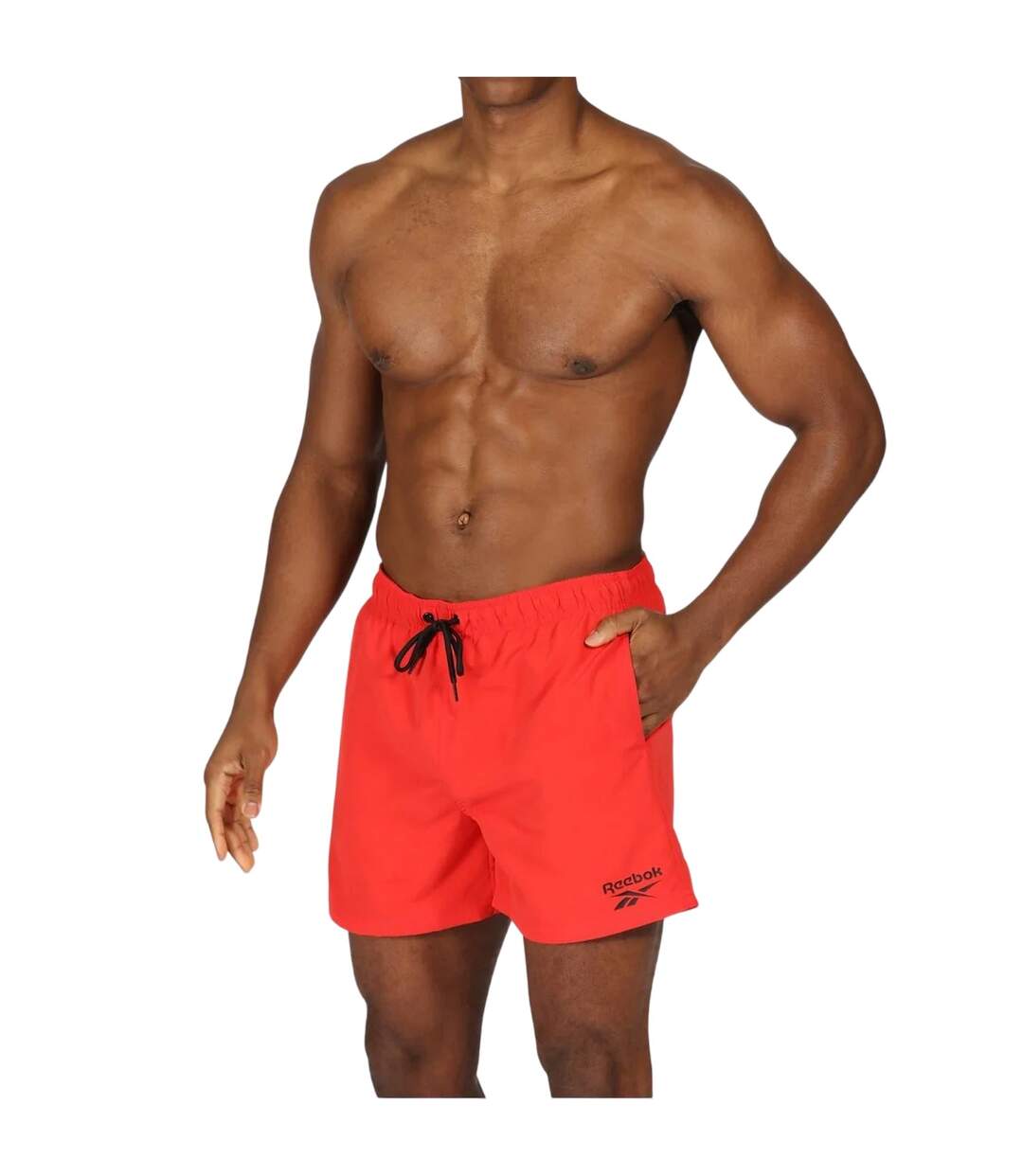 Mens Yale Swim Shorts Red Reebok-1