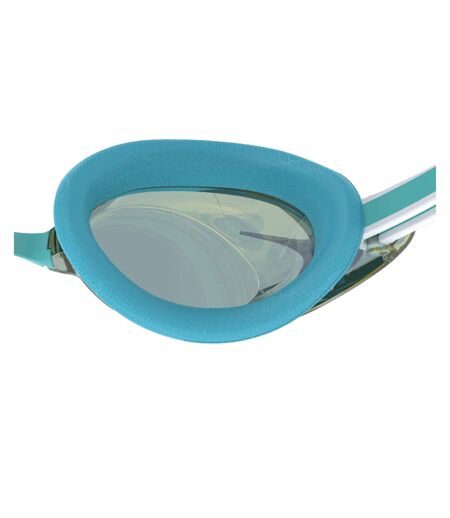 Womens/ladies Vanquisher 3.0 Mirrored Goggles Blue Speedo