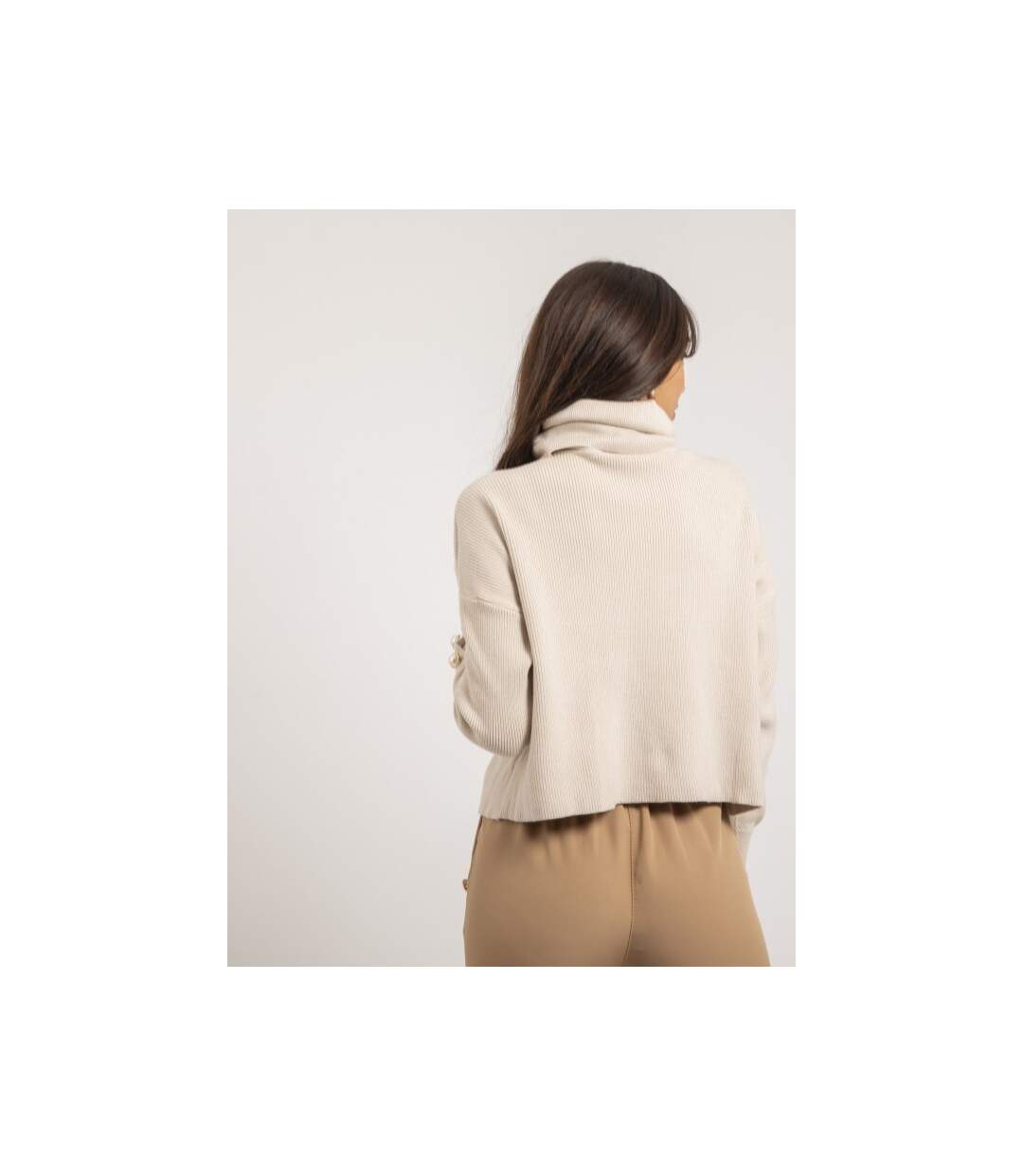 Pull col roulé KADY - Dona X Lisa-2