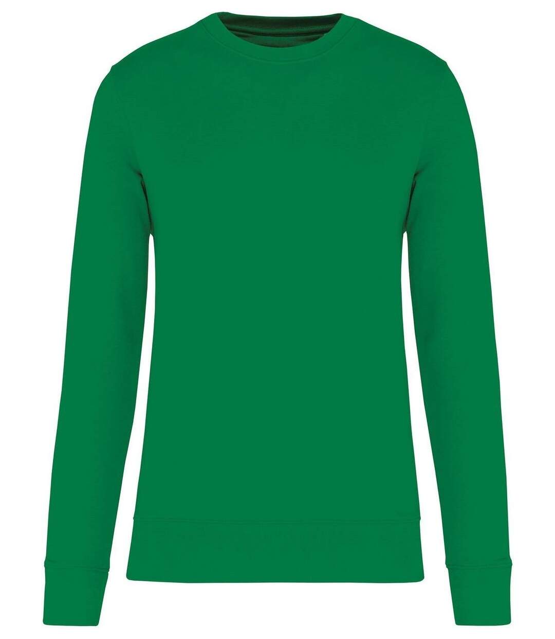 Sweat col rond écoresponsable - Mixte - K4025 - vert kelly