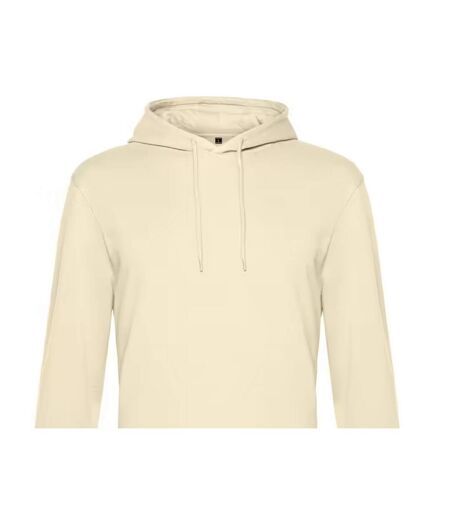 Sweat À Capuche Motif/style Uni Homme Jaune Pâle B&C