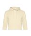 Sweat À Capuche Motif/style Uni Homme Jaune Pâle B&C-2
