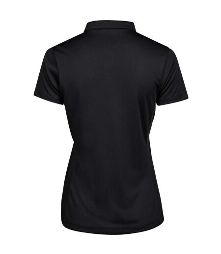 Womens/ladies Luxury Sport Polo Shirt Black Tee Jays