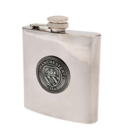 Manchester City FC Hip Flask (Silver) (One Size) - UTTA4429