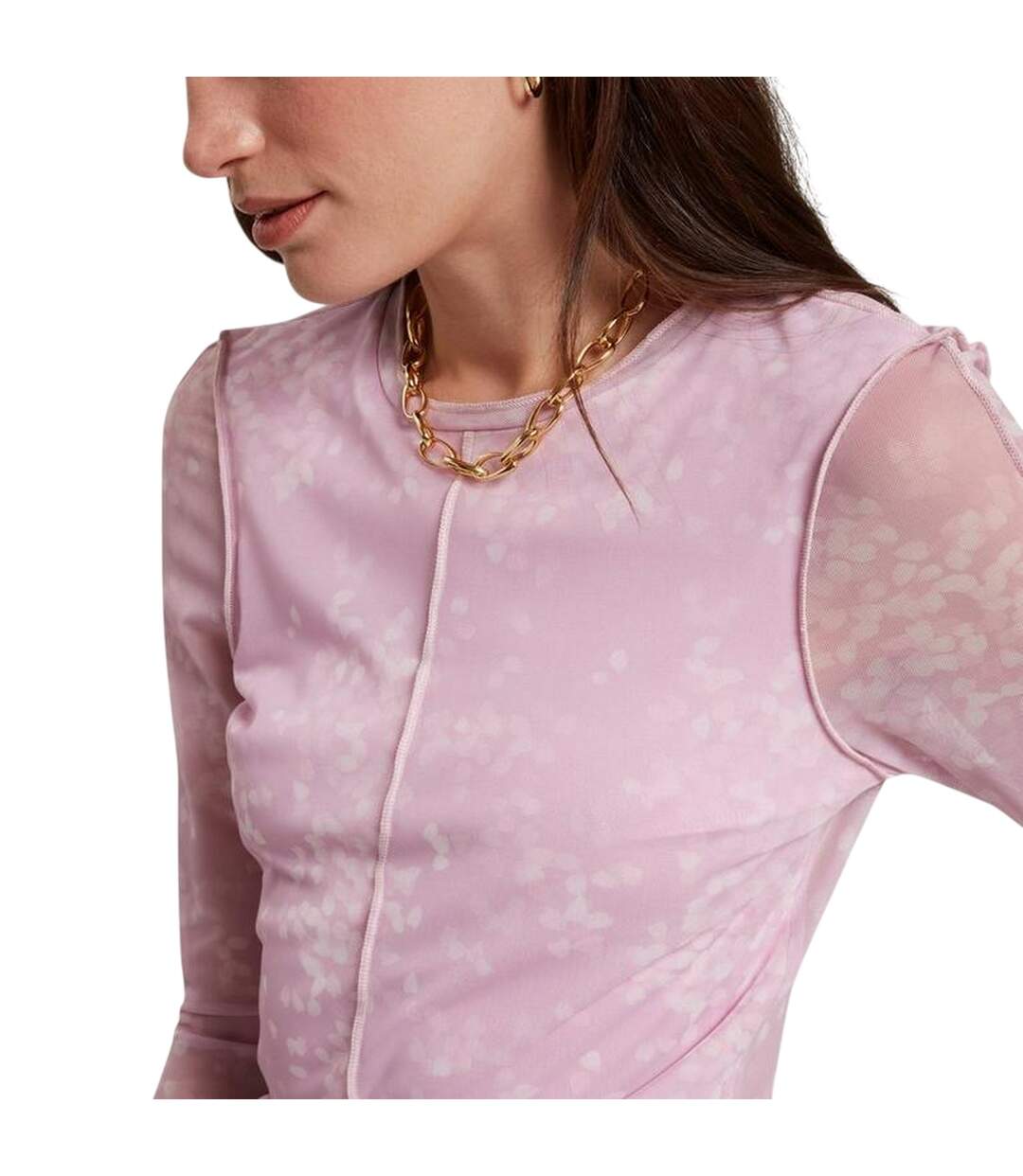 T-shirt Motif/style Imprimé Femme Rose Pâle Ted Baker-4