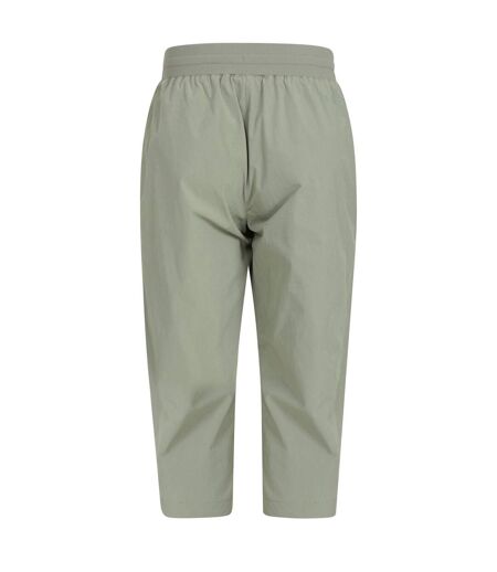 Womens/ladies Explorer Capri Khaki Green Mountain Warehouse