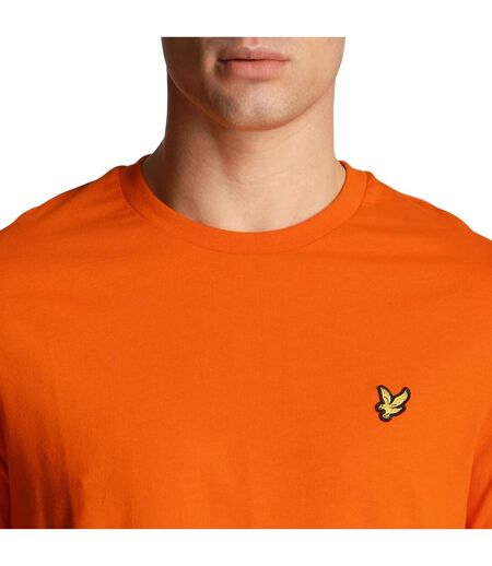 T-shirt Style Uni Homme Orange Lyle & Scott