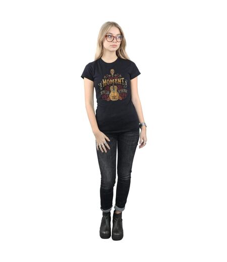 Disney - T-shirt COCO LAND OF THE DEAD - Femme (Noir) - UTBI14354