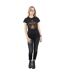 Disney - T-shirt COCO LAND OF THE DEAD - Femme (Noir) - UTBI14354-4