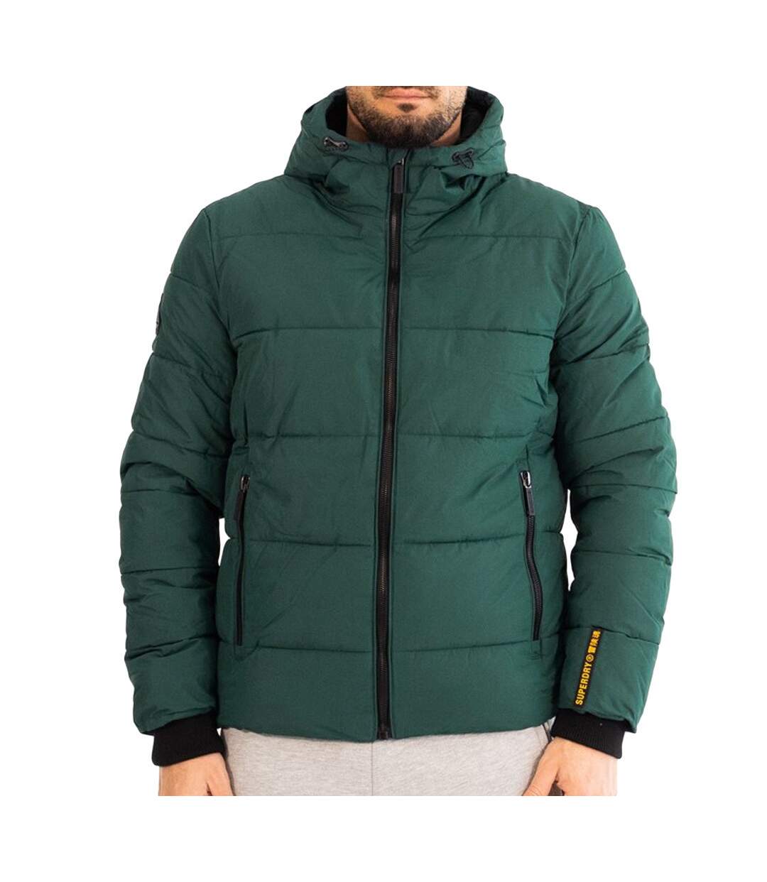 Doudoune Verte Homme Superdry Sports Puffer