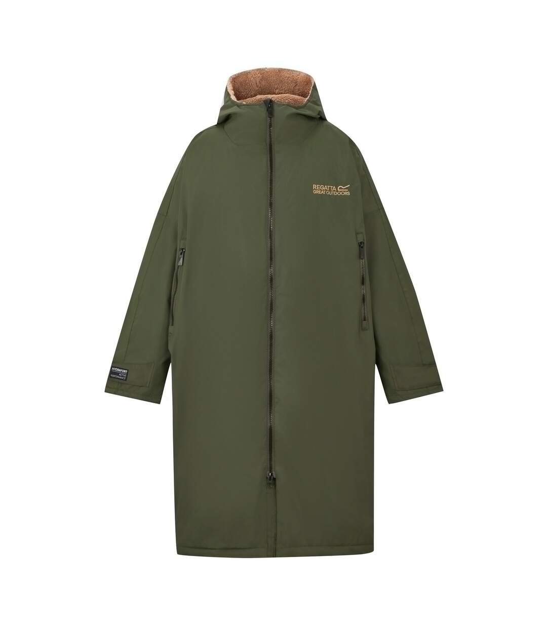 Peignoir À Langer Imperméable Motif/style Cheval Adulte Kaki Foncé Regatta-2