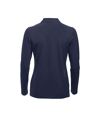 Clique Womens/Ladies Classic Marion Long-Sleeved Polo Shirt (Dark Navy)