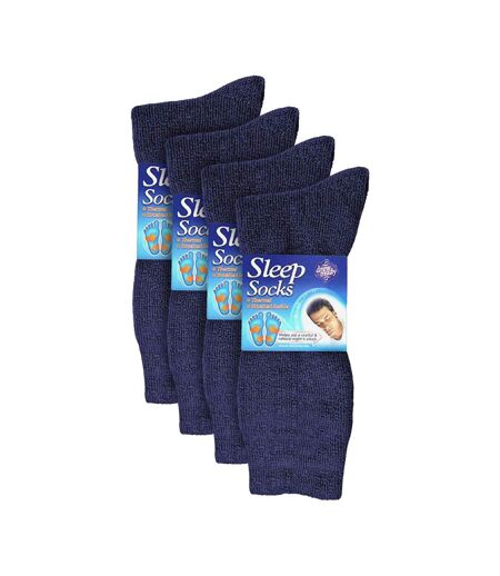 Paquet de 8 chaussettes de lit thermiques super douces pour hommes