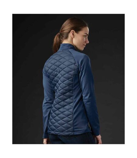 Womens/ladies Boulder Thermal Padded Jacket Indigo Blue Stormtech
