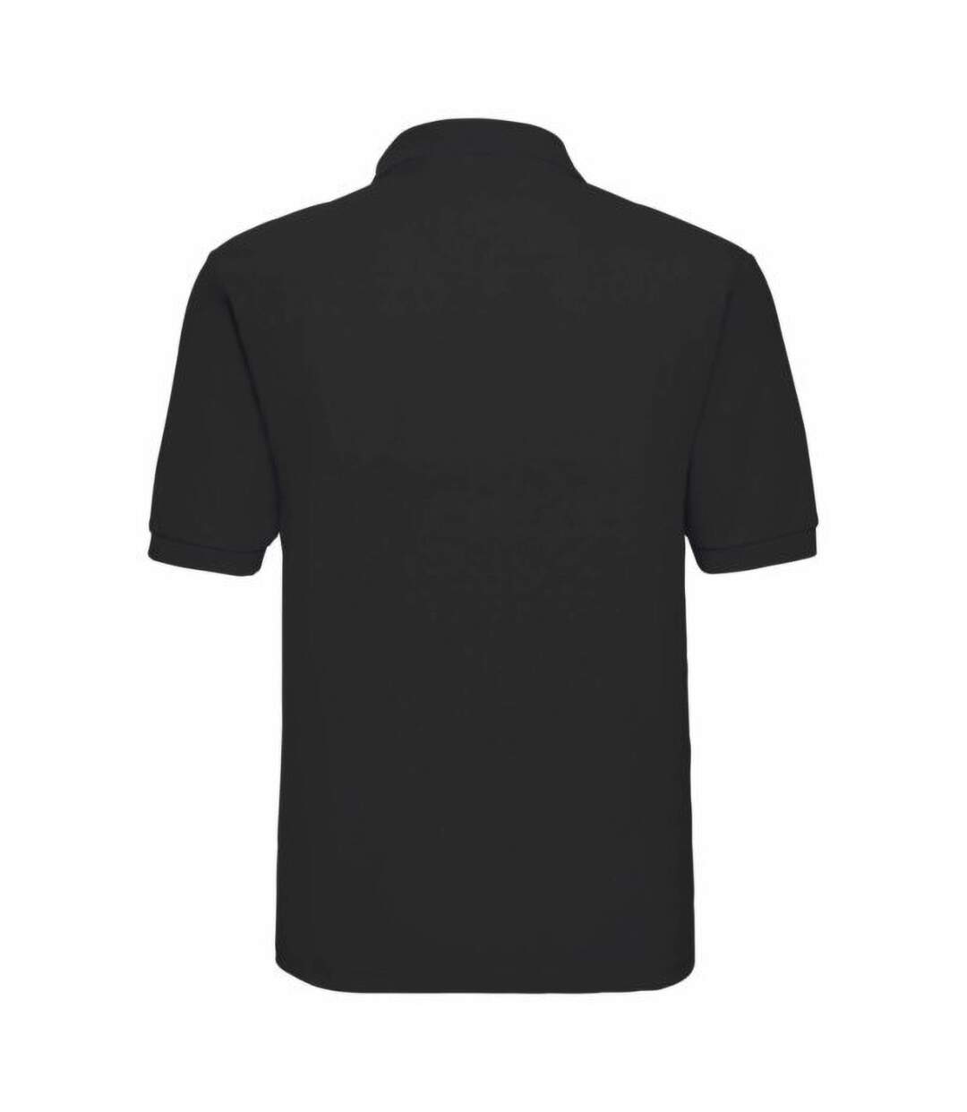 Jerzees Colours Mens 65/35 Hard Wearing Pique Short Sleeve Polo Shirt (Black)