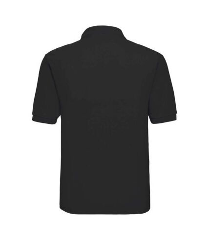 Russell Mens Classic Short Sleeve Polycotton Polo Shirt (Black) - UTBC566