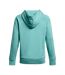 Sweat À Capuche Rival Femme Vert Under Armour-3