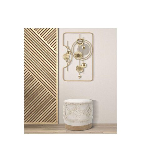 Décoration Murale en Métal Goldy 80cm Or
