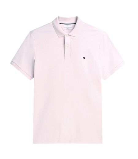 Mens Interlock Polo Shirt Pink Tommy Hilfiger