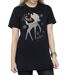 Disney - T-shirt BAMBI WINTER DEER - Femme (Noir) - UTBI16745-3