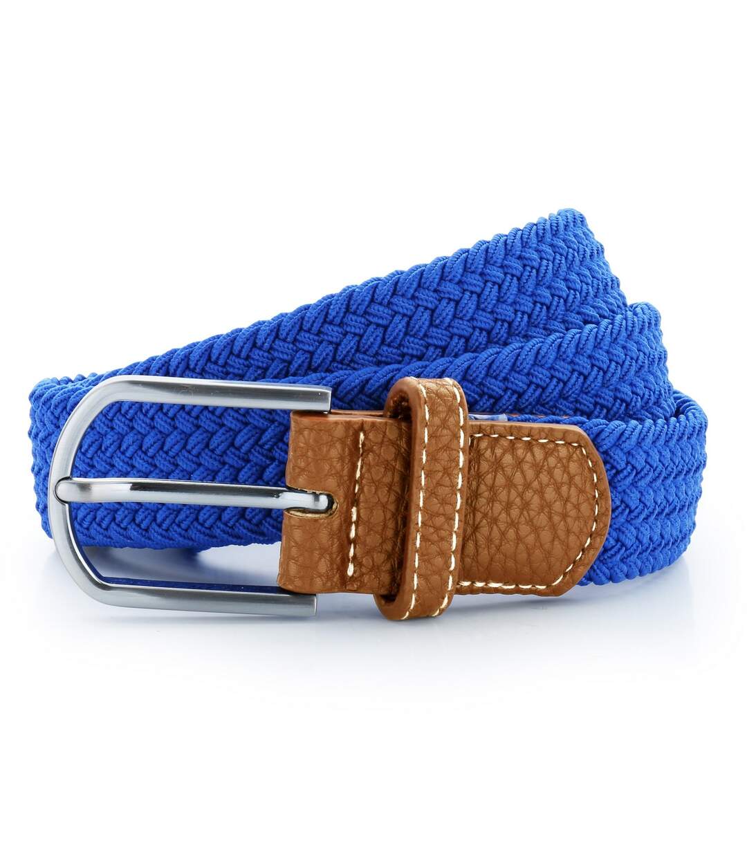 Asquith & Fox Mens Woven Braid Stretch Belt (Royal) - UTRW4913-1