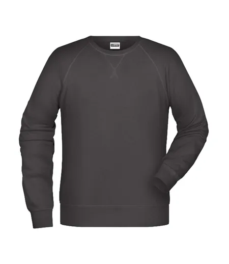 Sweat Homme Graphite Uni James And Nicholson