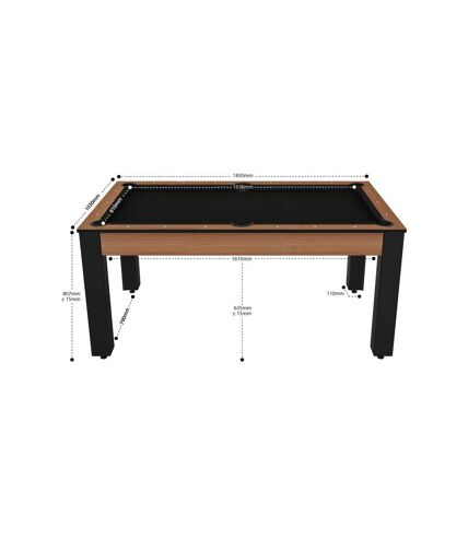 Billard convertible table 6 personnes Texas