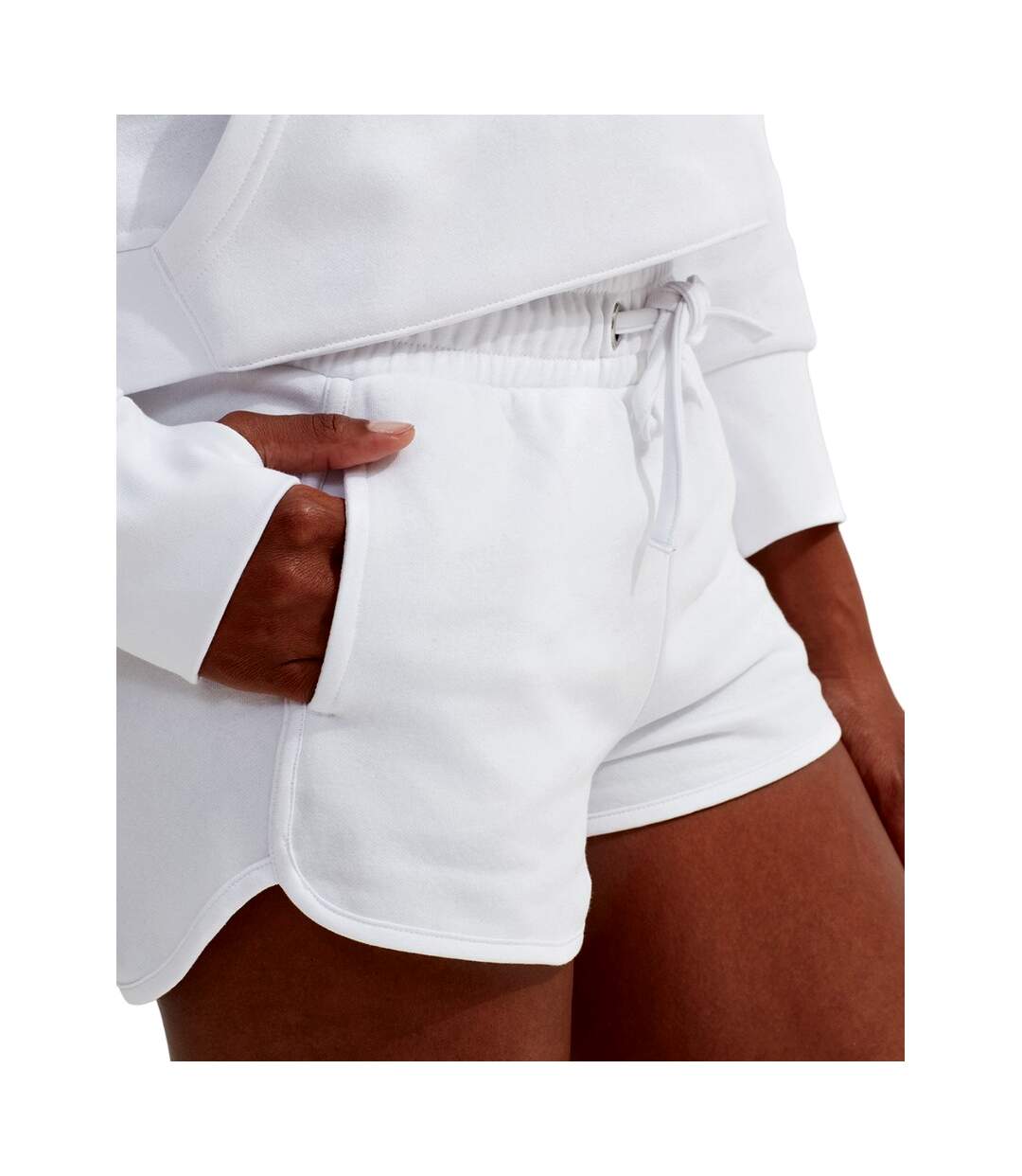 Short de jogging femme blanc TriDri